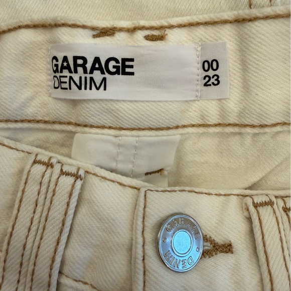 Garage Seamed Wide Leg Mega Jeans NWT Size 00 - Picture 10 of 12